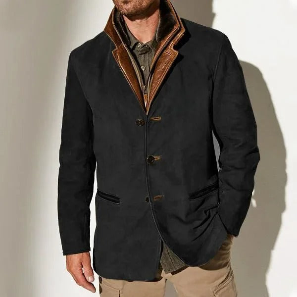 Reid Vintage Jacket - Unisex in dark brown