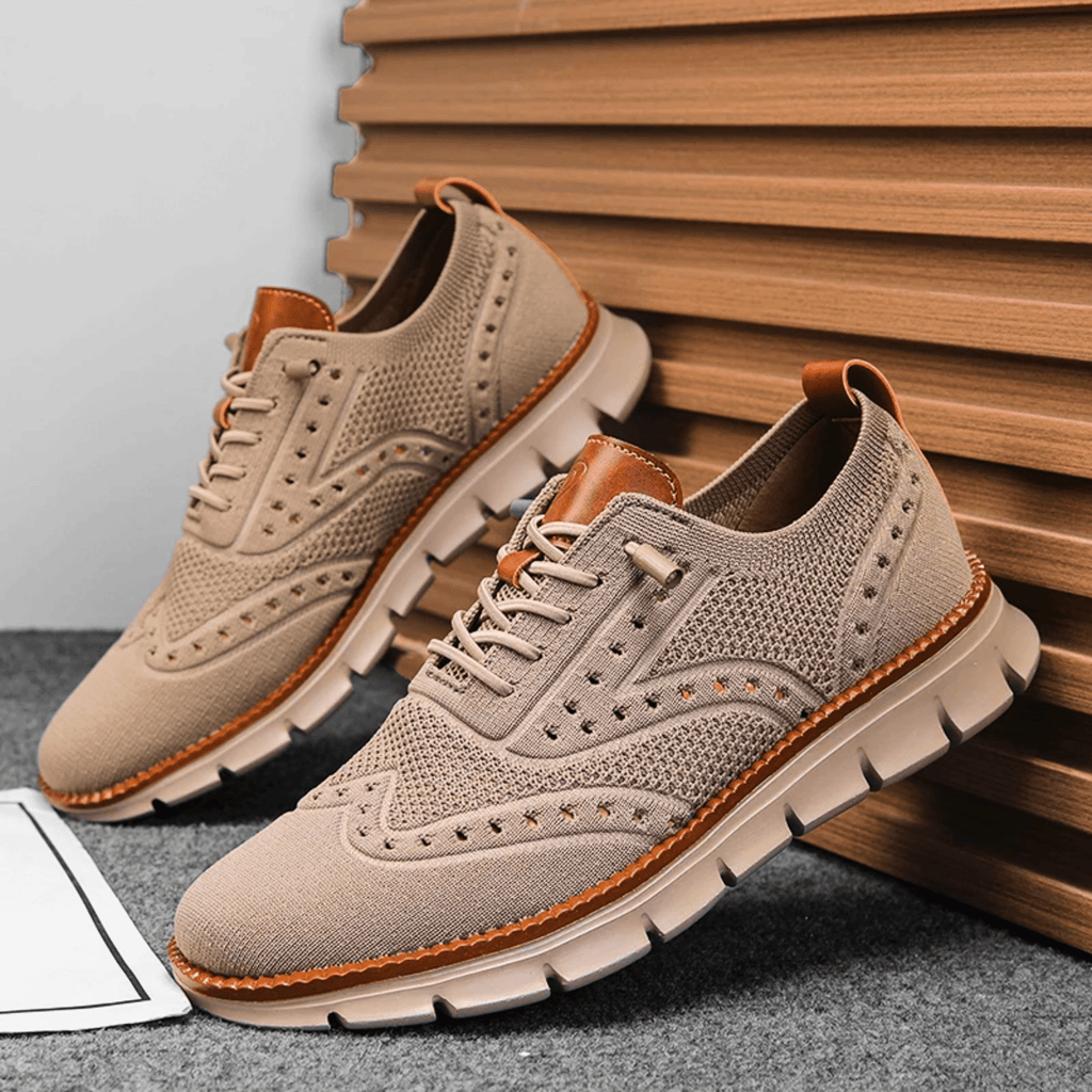 Rex Hybrid Knit Sneakers - Men's in gray