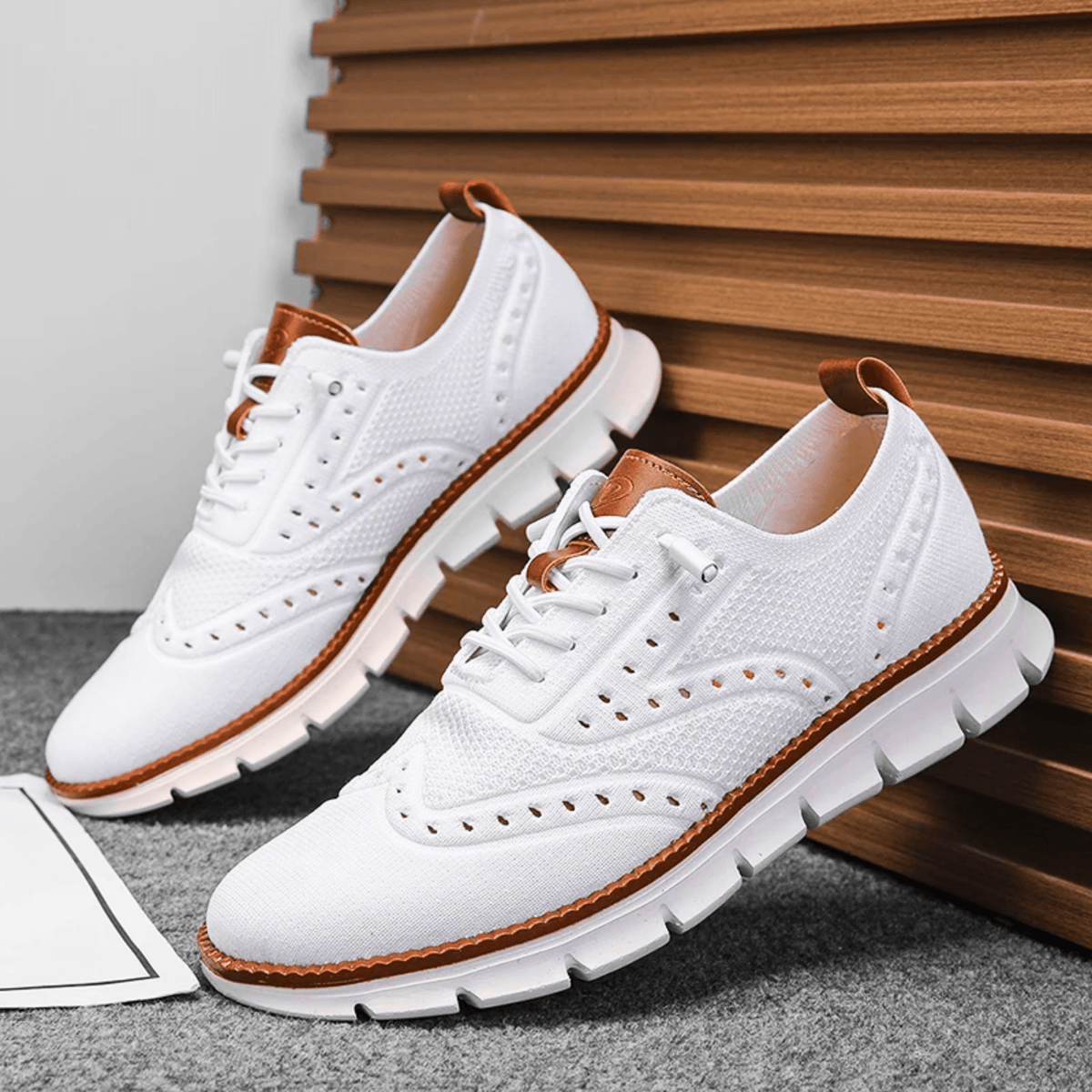 Rex Hybrid Knit Sneakers - Men's in gray
