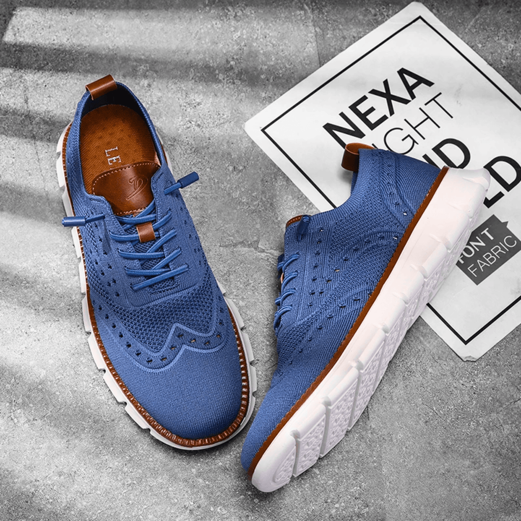 Rex Hybrid Knit Sneakers - Men's in gray