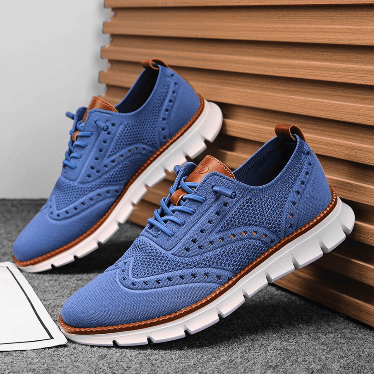Rex Hybrid Knit Sneakers - Men's in gray