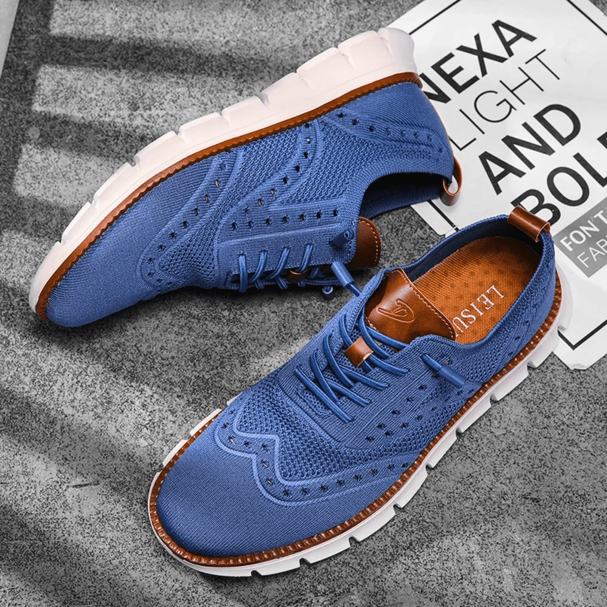 Rex Hybrid Knit Sneakers - Men's in gray