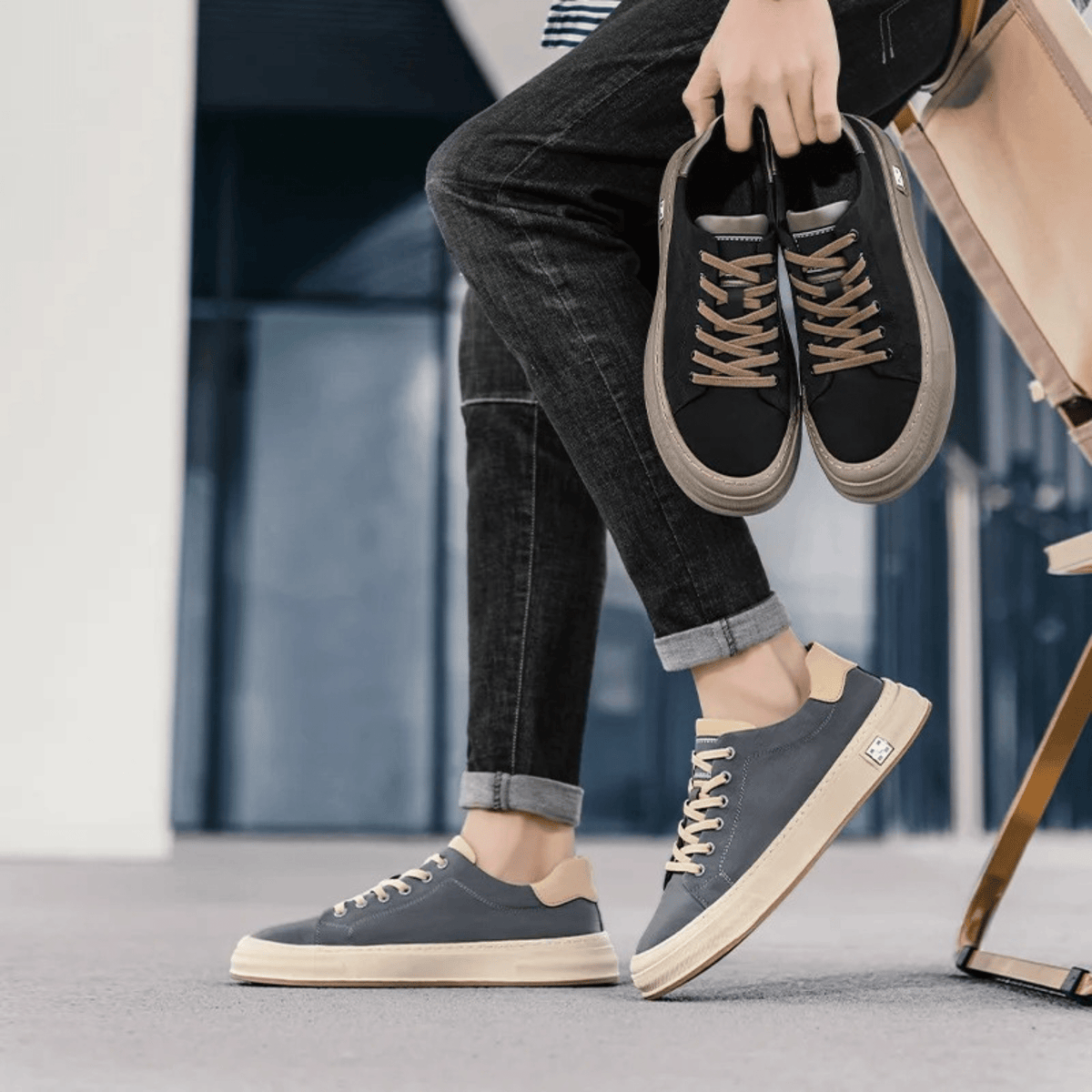 Canvas Emerson Sneakers - Men's in ocean mist