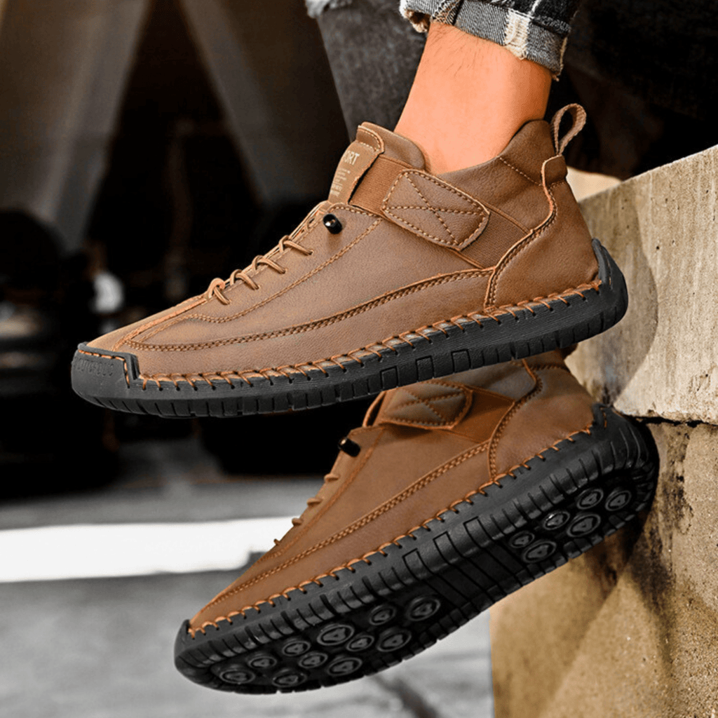 Hutton Artisan Leather Sneakers - Men's
