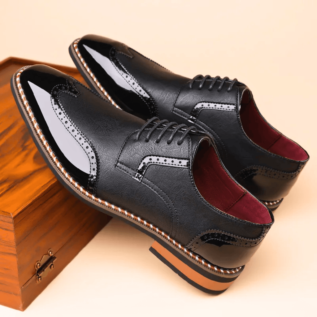 Leather Graham Brogues - Men's in ivory