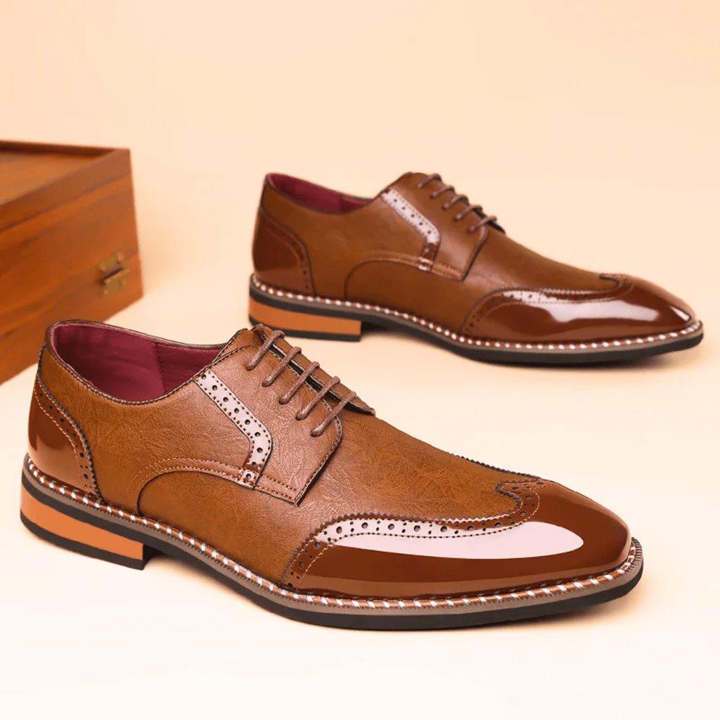 Leather Graham Brogues - Men's