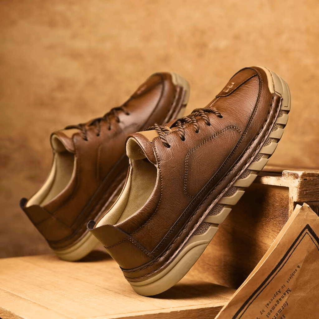 Easton Leather Sneakers - Men's in brown