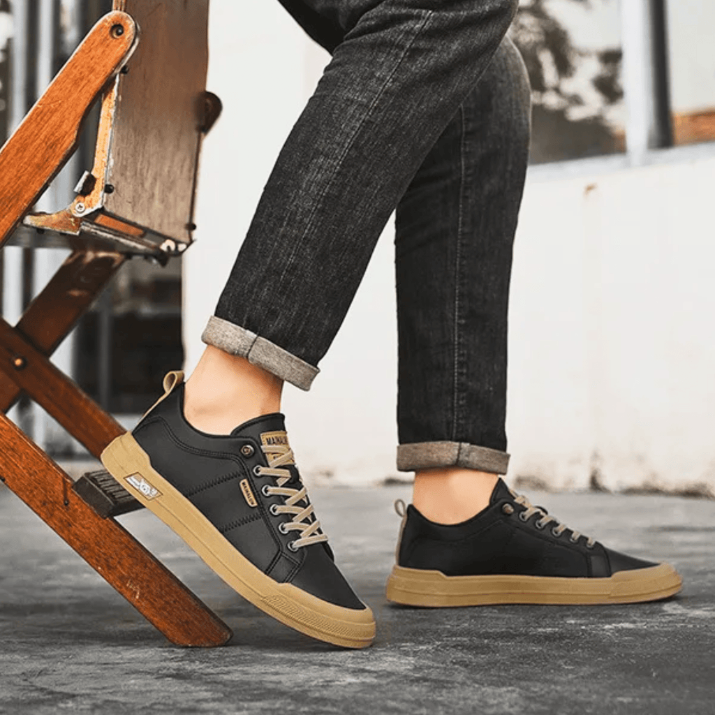 Harrington Leather Sneakers - Unisex in white