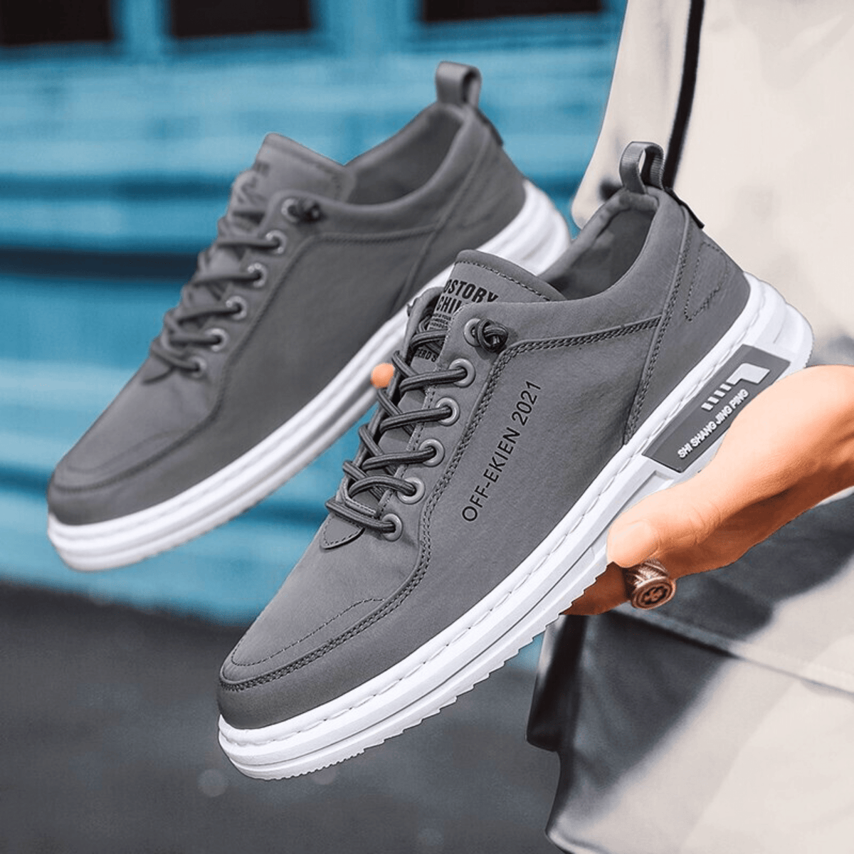 Bancroft Leather Sneakers - Men's in green