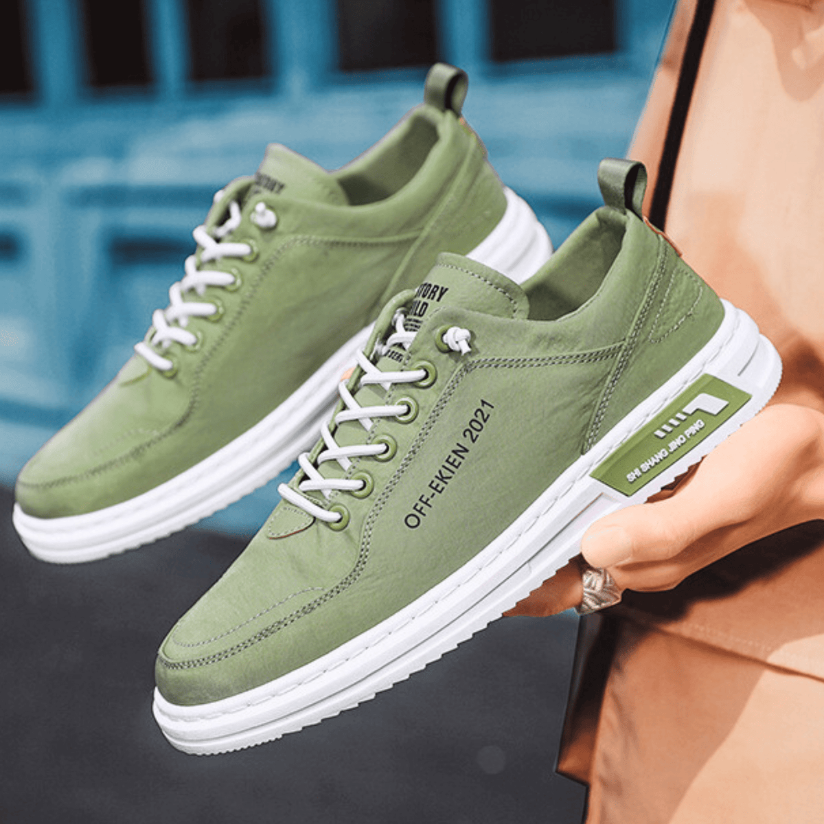 Bancroft Leather Sneakers - Men's in green