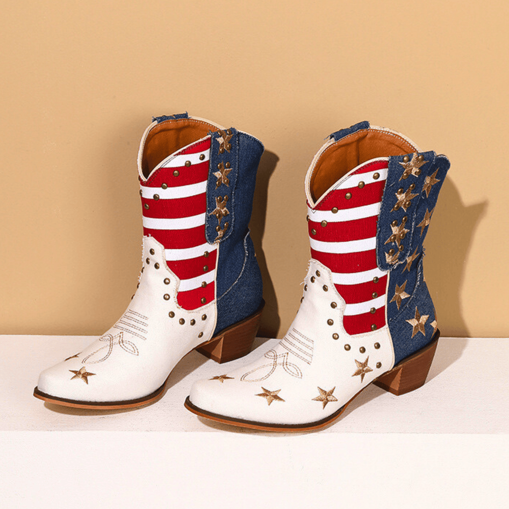 Vivienne Embroidered Boots - Unisex