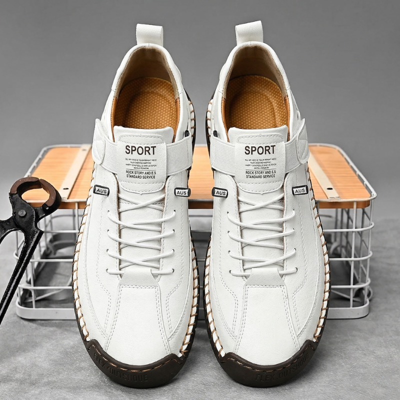 Calder Handmade Leather Sneakers - Men's