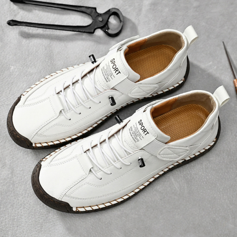 Calder Handmade Leather Sneakers - Men's