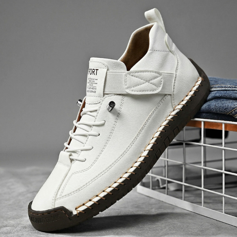 Calder Handmade Leather Sneakers - Men's